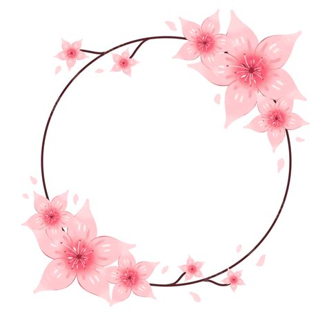 Sakura Tree Border Png