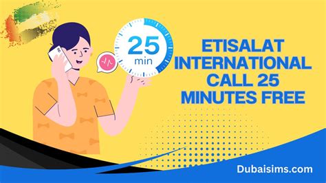 Etisalat Daily 30 International Minutes Call Package Dubai Sims