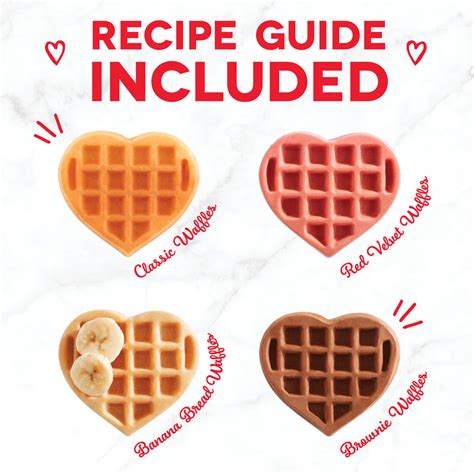 Multi Mini Heart Waffle Maker Dash