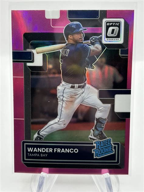 2022 Panini Donruss Optic Rated Rookie Pink Prizm Wander Franco 34 RC