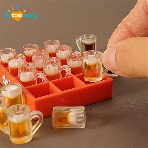 Juego De Bebidas En Miniatura Para Casa De Mu Ecas Juego De Cerveza