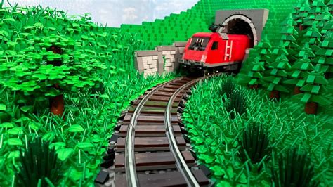 Eisenbahnstrecke Verbauen Bau Einer Lego Stadt Teil 244 YouTube