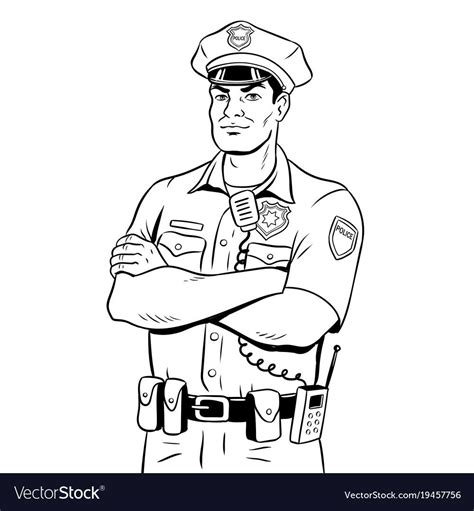 Police Coloring Pages For Adults