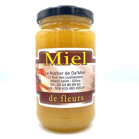 Miel toutes fleurs d été pot de 500gr Le Rucher de Da miel