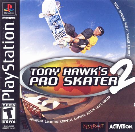 Tony Hawks Pro Skater 2 Cover Or Packaging Material Mobygames