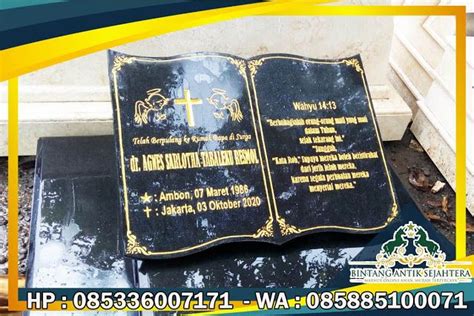 Contoh Makam Granit Makam Batu Granit Pusat Kijing Katolik Dan