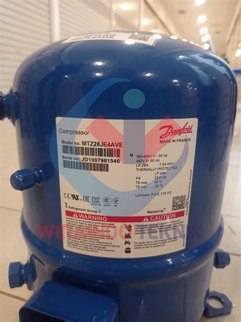 Jual Danfoss Maneurop MTZ28JE4AVE Wira Indo Teknik