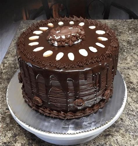 Hersheys Chocolate Cake With Cream Cheese Filling And Chocolate Cream Cheese Buttercream