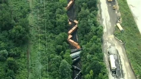 Freight train derailment in Pennsylvania prompts evacuations of nearby ...