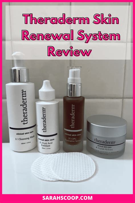 Theraderm Skin Renewal System Review And Giveaway Sarah Scoop