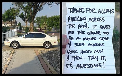 Passive Aggressive Parking Notes 20 Pics