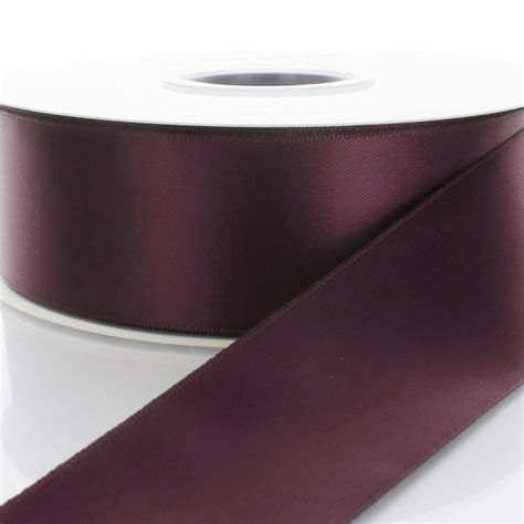 4 Double Faced Satin Ribbon 277 Burgundy 25yd Michaels