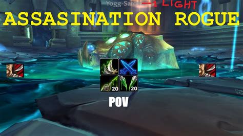 Ulduar Yogg 1 Light On 10 Man Assasination Rogue POV Tips YouTube