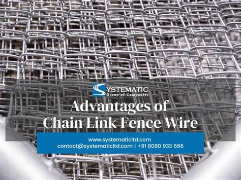 Advantages Of Chain Link Fencing Systematic Ltd Galvanized Wire