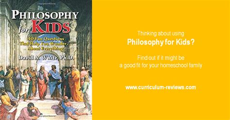 Philosophy for Kids | Homeschool Curriculum Reviews