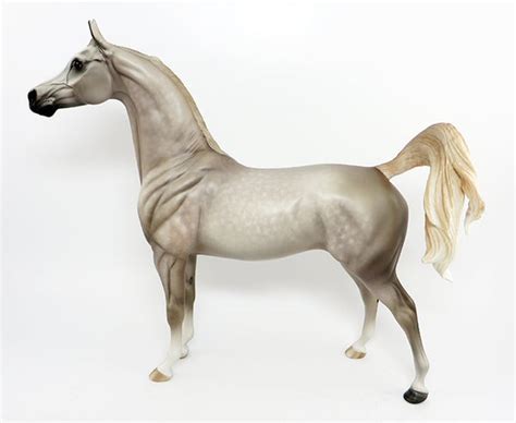 Regal Eagle Ooak Star Dappled Chestnut Going Grey Arabian Model Horse