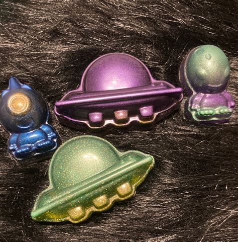 Alien Refrigerator Magnets Alien Decor Ufo Resin Magnets Spaceship Home Decor Outer Space