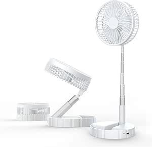 Amazon Romi Floria Portable Standing Fan Foldable Desk Fan