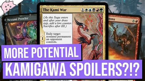 More Potential Kamigawa Neon Dynasty Spoilers Leaks The Kami War