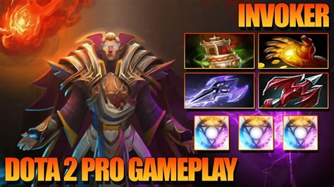 Carl The Invoker Mid Lane Hard Carry DOTA 2 7 35B Pro Gameplay E