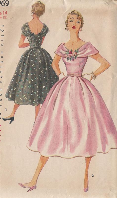 Vintage Clothing Patterns 1950S Pattern Rjuuc Edu Np