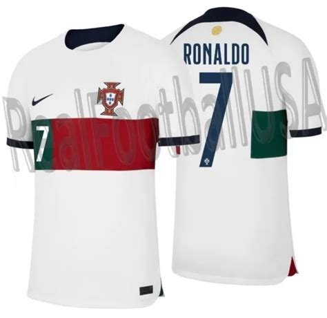 NIKE CRISTIANO RONALDO Portugal Away Jersey Fifa World Cup 2022 EUR 187