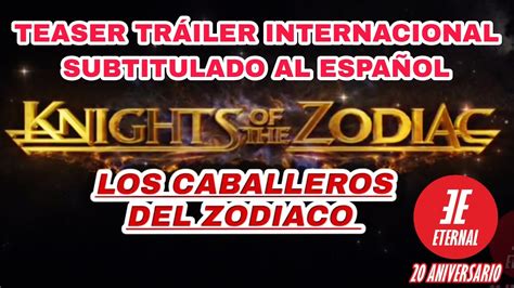 Saint Seiya Knights Of The Zodiac Teaser Oficial Con