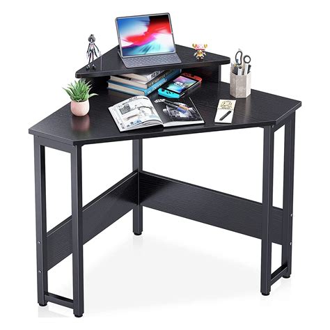 Buy ODK Corner Desk Space Saving Small Desk with Sturdy Steel Frame ...