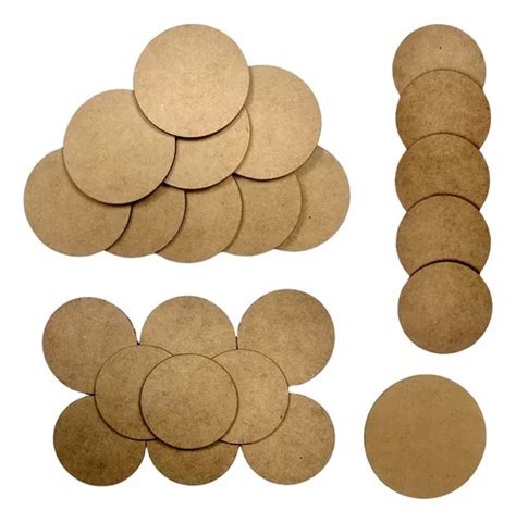 Bolacha Porta Copo Mdf Cru X Cm Pe As Mercadolivre