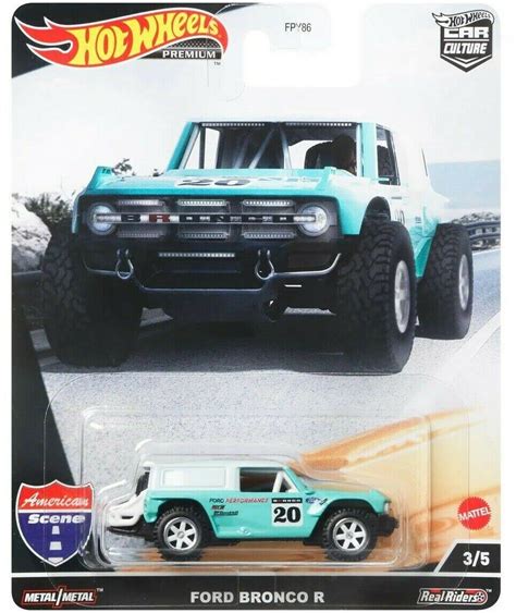 Buy Hot Wheels Ford Bronco R Car Culture American Scene 35 Premium 164 Scale Collectible Die