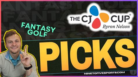 Pga Dfs The Cj Cup Byron Nelson Preview Core Plays Profitable