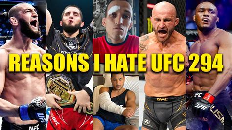 Top Reasons I Hate Ufc Makhachev Vs Volkanovski Youtube