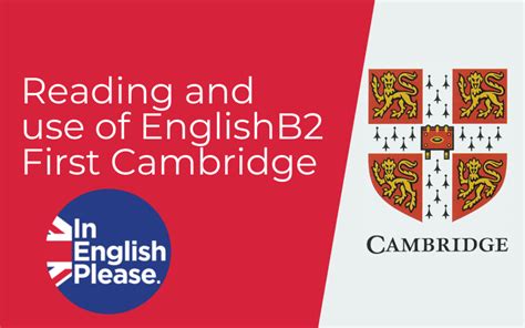 Ejercicios Para El Reading And Use Of English B2 First Cambridge