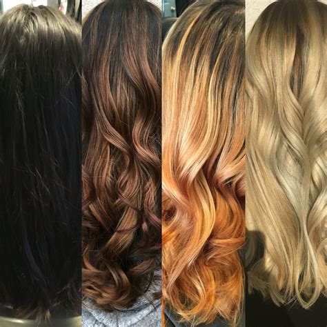 Stages From Black Box Dye To A Blonde Black To Blonde Hair Dyed