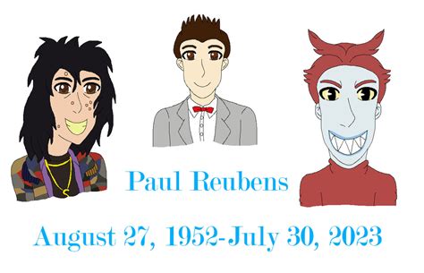 Tribute Of Paul Reubens By Nightmareonelmstfan On Deviantart