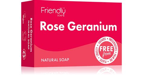 Friendly Soap Natural Soap Rose Geranium Natural Soap Notinoie