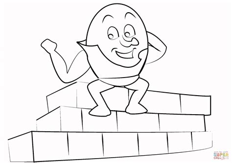 Humpty Dumpty Coloring Page Free Printable Coloring Pages