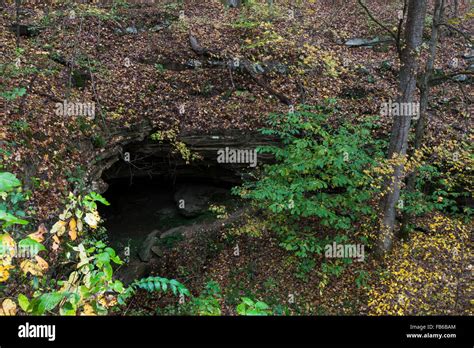 Entrance To Sand Cave Mammoth Cave National Park Kentucky United