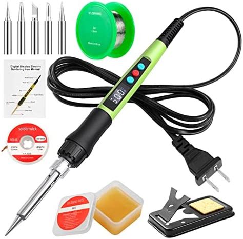 Amazon Soldering Iron Kit 100W LED Digital Solder Gun Kits With