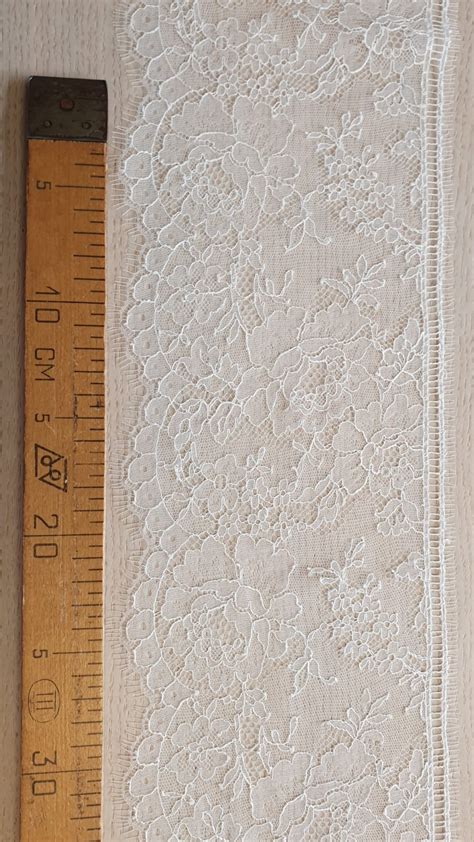 Ivory Natural Chantilly Lace Trim By Jean Bracq By Jean Bracq Lace