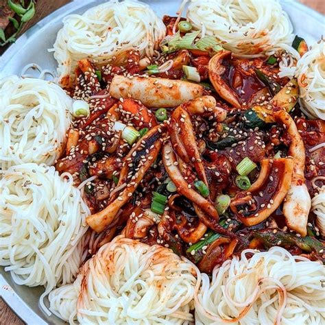 Korean Spicy Stir Fried Squid Recipe