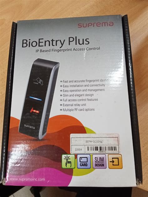 Suprema BioEntry Plus IP Based Fingerprint Access Control Reader