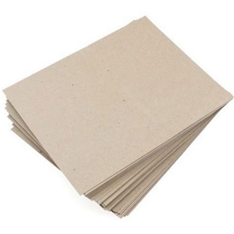 Pt Chip Board Sheets For Packaging Bulk Packed Spiralbinding