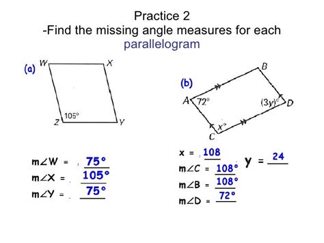 8 2 Using Properties Of Parallelograms