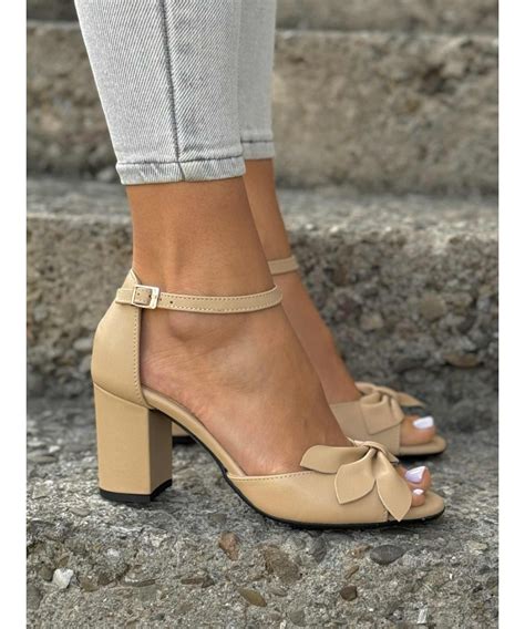 Cudowne MEGA wygodne sandały RUSIN CALMA NUDE skóra naturalna