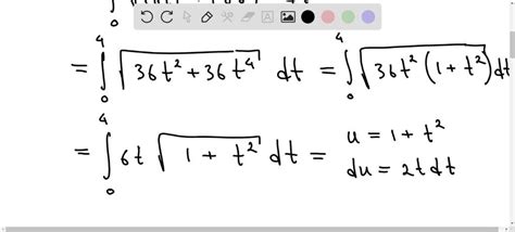 Solved Find The Exact Length Of The Curve Described By The Parametric