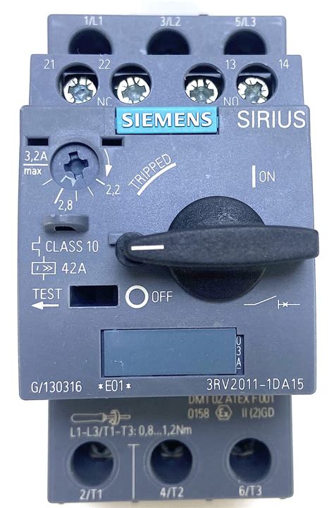 Siemens Rv Da P Vac Motor Protection Breaker