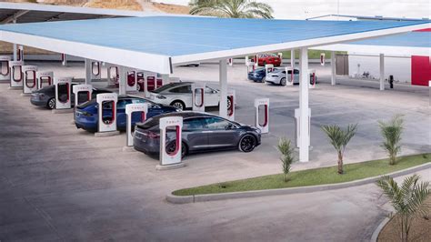 Tesla Designs Cybertruck Friendly Supercharger The First Will Be