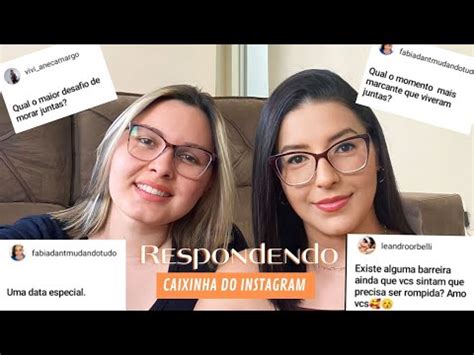 ELAS RESPONDEM Caixinhas De Perguntas Do Instagram YouTube