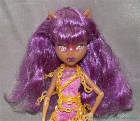 2014 Monster High Haunted Getting Ghostly Clawdeen Fashion Doll W Purple Hair Other